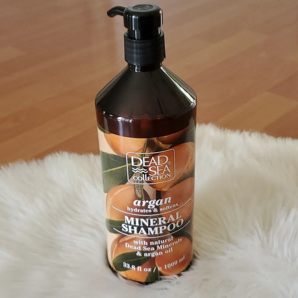 New Dead Sea collection argan mineral shampoo